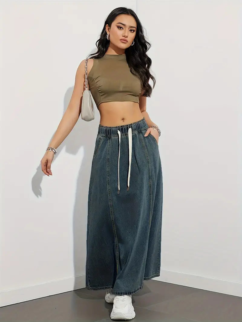 Adora – Maxi-Jeansrock