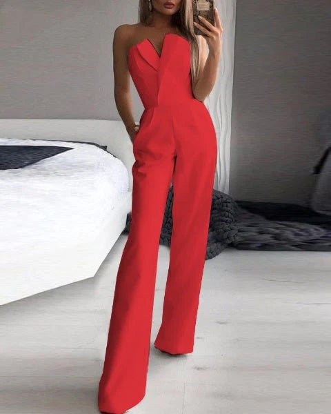 Lirien – Eleganter trägerloser Jumpsuit