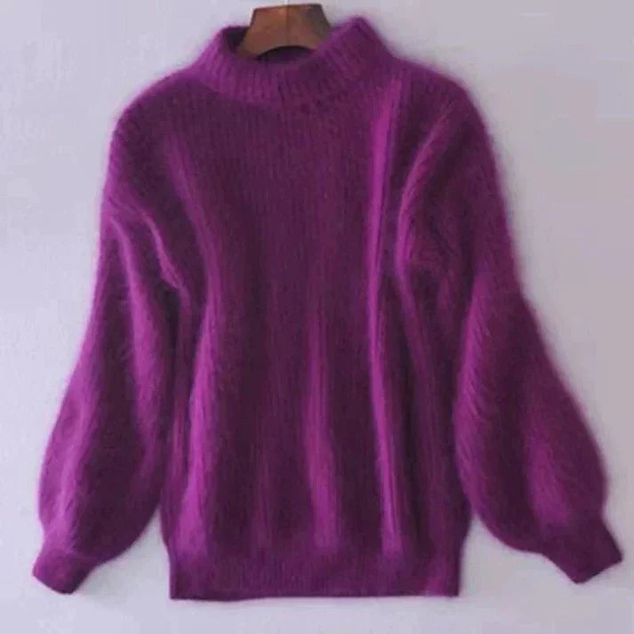 Quinne – Plüsch-Rollkragenpullover