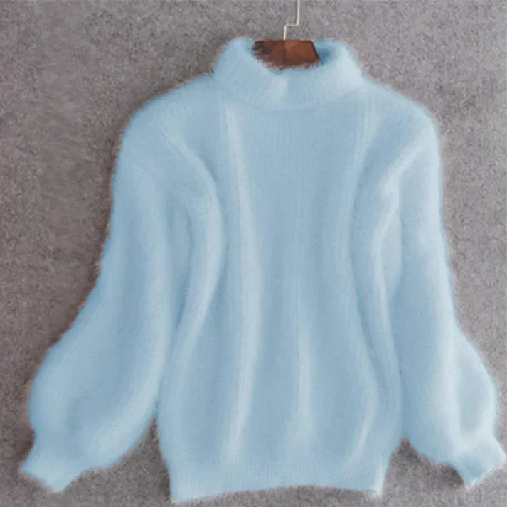 Quinne – Plüsch-Rollkragenpullover